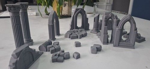 Ruins Set for Dungeons and Dragons D&D RPG Wargames Fantasy