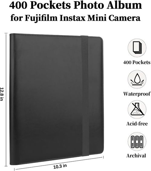 400 Pockets Photo Album for Fujifilm Instax Mini 11 12 9 40 8 7+  Instant 2x3'' — image 4