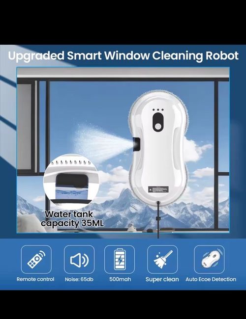Window Cleaning Robot for Windows 35 mL, Remote Control, Low Noise, Suction — image 4