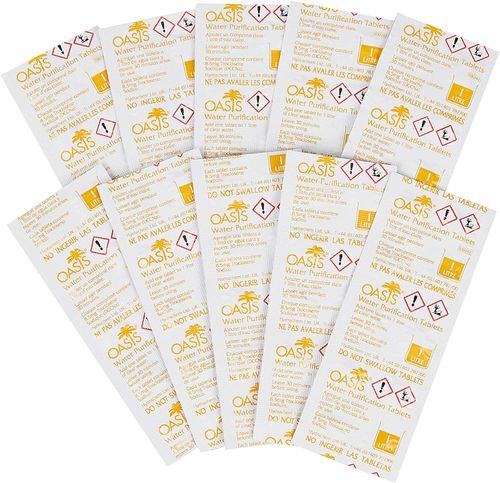 OASIS WATER PURIFICATION TABLETS 8.5mg British Army Issue Survival Tabs Genuine — image 1