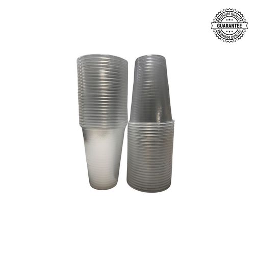 Reusable Half Pint Plastic glasses 10Oz Party Glasses Mutli purpose Use Clear — image 9