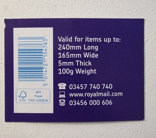 1ST Class Postage Stamps 100% GENUINE Royal Mail Barcoded Stamps — image 4