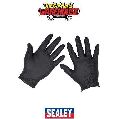 Sealey SSP60L Extra-Thick Powder-Free Disposable Nitrile Gloves, Large - P — image 1