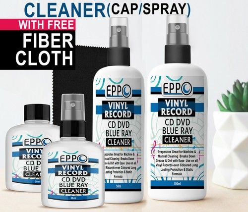 PROFESSIONAL VINYL RECORD CLEANER CD DVD CLEANING FLUID SPRAY/ CAP FAST DELIVERY