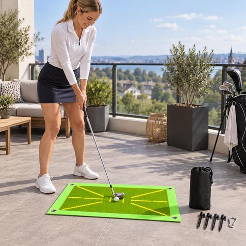 For PGM Golf Hitting Strike Mat Training Aid Impact Divot Board Durable Practice — image 7