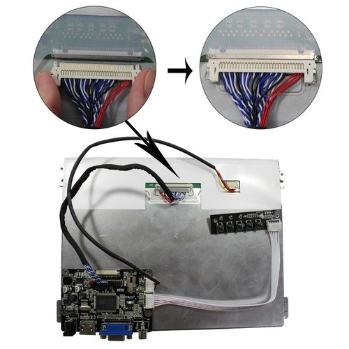 VSDISPLAY 10.4" 1024x768 IPS LCD 600nit 4:3 Aspect HD VGA LCD Controller Board — image 4