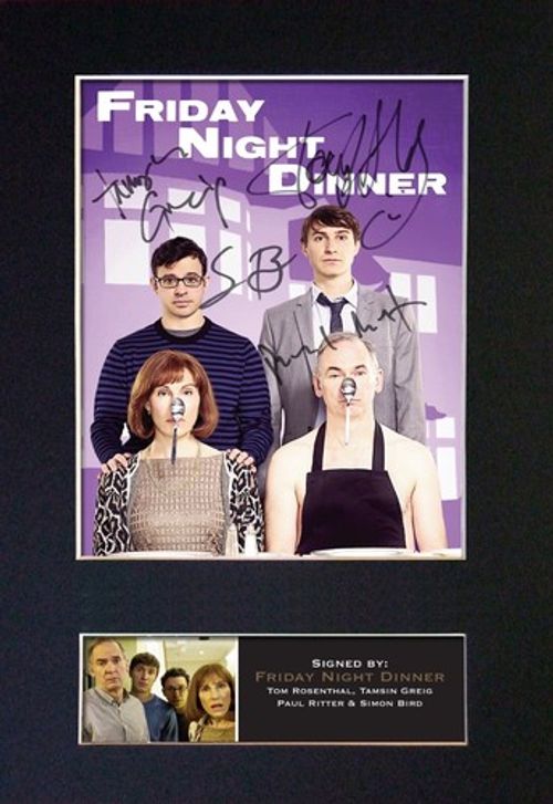 FRIDAY NIGHT DINNER Signed Mounted Reproduction Autograph Photo Prints A4 836