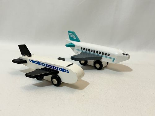 Wooden Airplanes for Train Track Fits Brio & Thomas — image 1