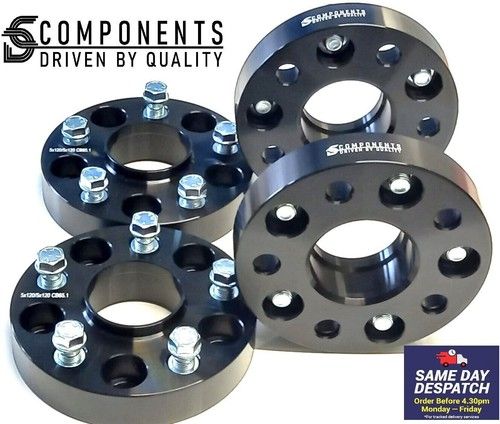 4 x VW Amarok 30mm Hubcentric Wheel Spacers 5x120 (fit Transporter)