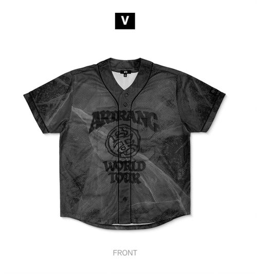 BTS Wings World Tour Black Button-Front Jersey Shirt, 95 Back V ( medium) — image 2