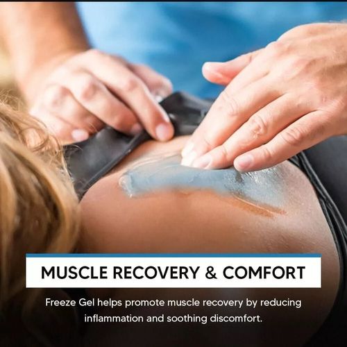 2 x FREEZE GEL 200ML SOOTHES COOLS MASSAGES MUSCLE PAIN RELIEF FREEZING GEL TUBS — image 4