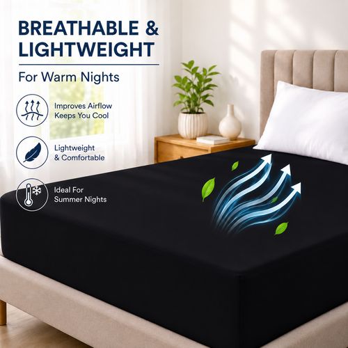 Full Fitted Bed Sheet Extra Deep 25 cm Single Double Super King Size Sheets UK — image 4