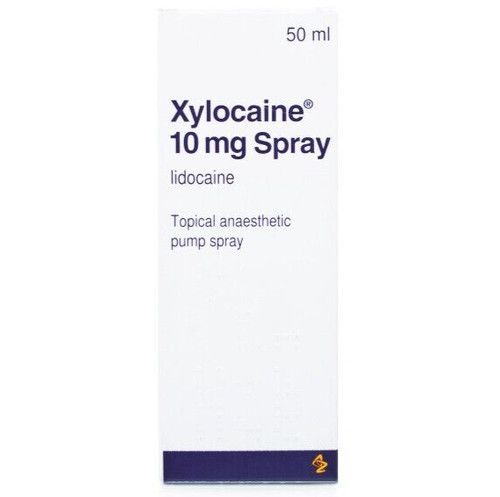 Xylocaine 10mg - Topical Anaesthetic Spray - Numbing Spray - 50ml