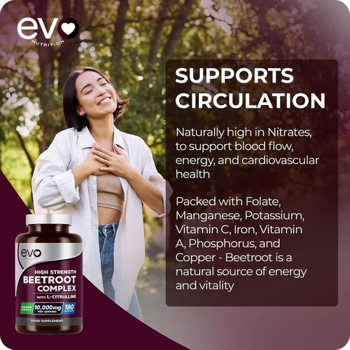 Beetroot Capsules 10000mg - High Strength Beetroot Supplement 180 Vegan Capsules — image 5