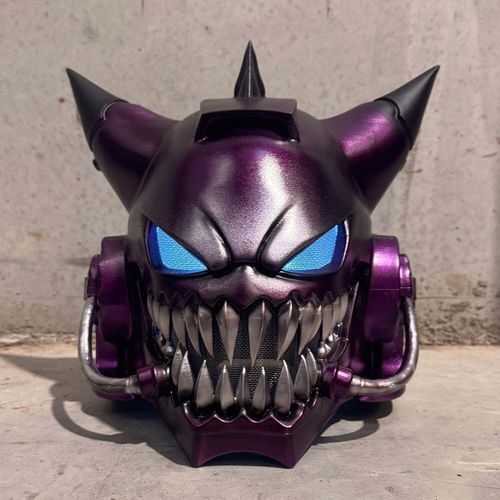 Gengar Sci Fi War Gaming Style Helmet Cosplay Outfit Mask Space Soldier Warrior — image 1