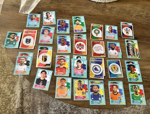 Panini FIFA World Cup 2026 Stickers, Foils, Teams Players Badges, 45+ Job Lot