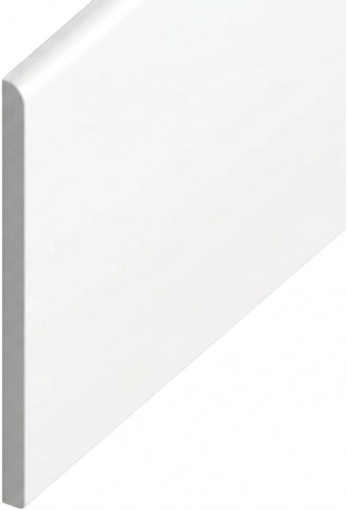 White uPVC Flat Soffit Board 150mm 9mm Window Reveal Trim 1m-2m — image 1