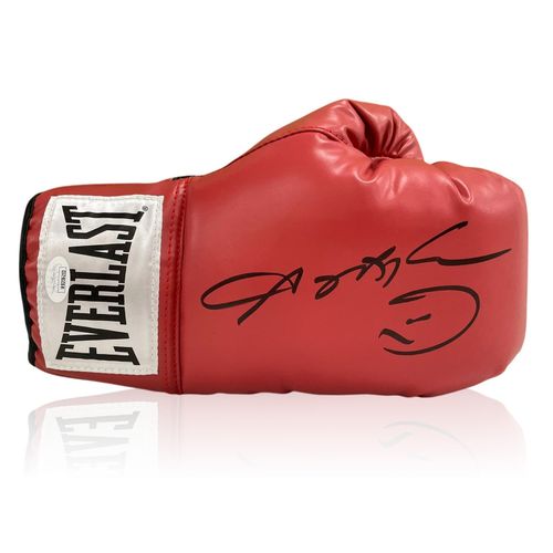 Sugar Ray Leonard Signed Red Boxing Glove — image 1