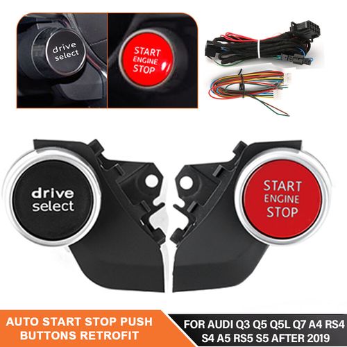 For Audi After 2019 Q3 Q5 A4 A5 Car Start Stop Engine Push System Control Button — image 1