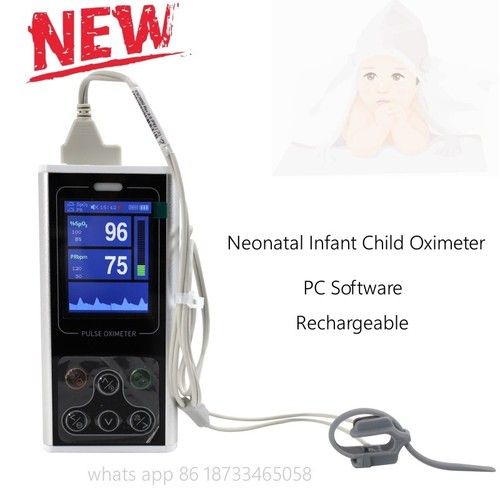 Neonatal Infant SPO2 Oximeter Monitor Blood Oxygen Pulse Heart Rate Machine SW