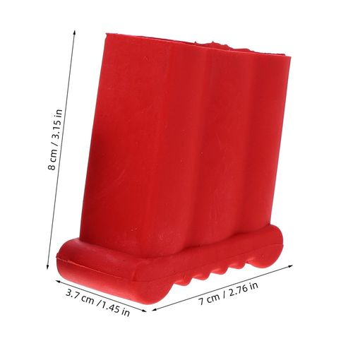 2Pcs Ladder Feet Pad Red Rubber Protective Durable Ladder Accessories — image 5