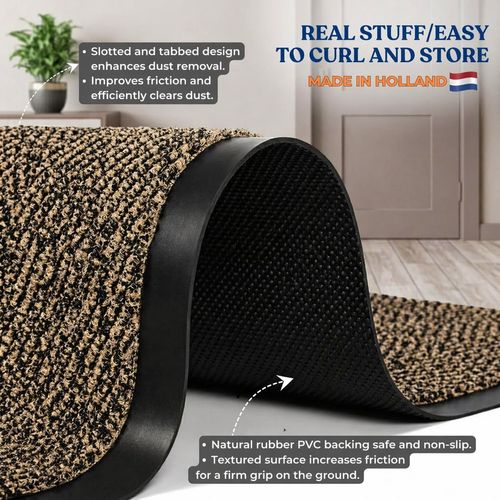 LARGE HEAVY DUTY DOOR MAT NON SLIP RUBBER BACK BARRIER KITCHEN HALLWAY FLOOR RUG — image 5