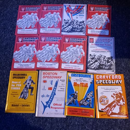 65 official speedway programmes season 1978 Year They Won The League Complete — image 4