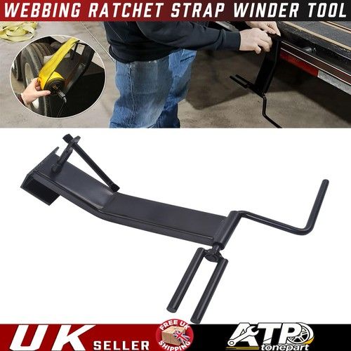 Webbing Ratchet Strap Winder Tool (HGV Cargo Truck Winch Transport Tie Down)