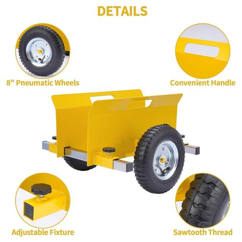 Panel Dolly, Adjustable Clamp Panel Cart, Wood Fence Drywall Mover, Door Dolly — image 5