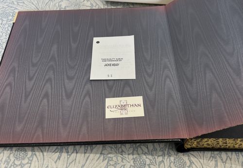 LEATHER BOUND photograph ALBUM ELIZABETAN SERIES FROM SPICER HALLFIELD ￼ — image 5
