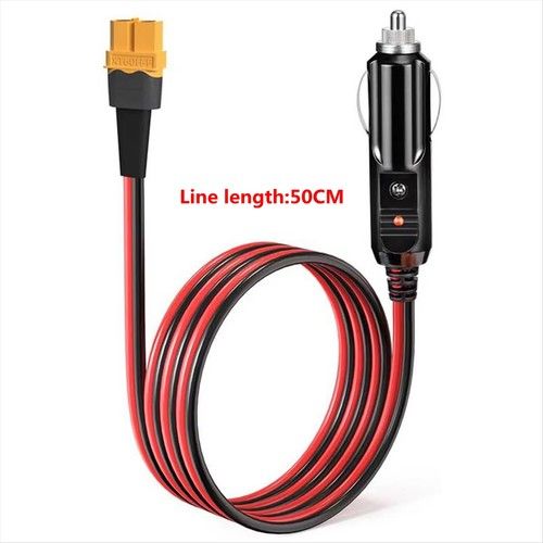 Car Cigarette Lighter to XT60 12V 24V Charging Cable Battery Connector Plug AEU