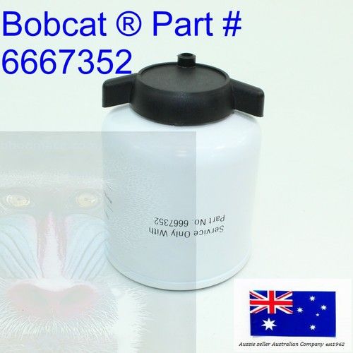 fits Bobcat Fuel Filter 6667352 E10Z E17 E17Z E19 E20Z E27 E27Z E30 E34 E35Z E37