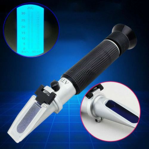 Brix Refractometer ATC For Wort Beer Specific Gravity 1.000-1.120 Hydrometer — image 3