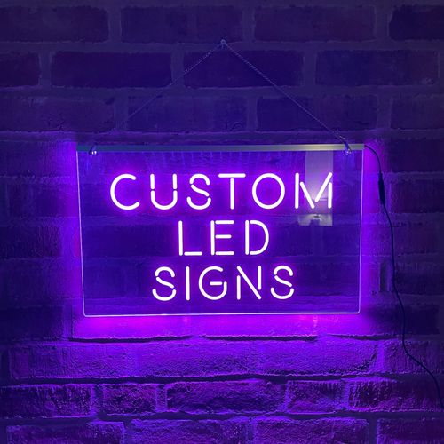 Custom LED Sign Neon Look Personalised Light Up Illuminated Bar Man Cave Sign — image 7