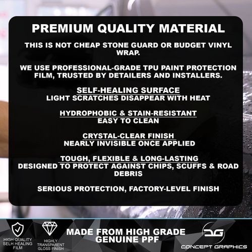 Bumper Stone Chip Guard PPF Paint Protection Film for Mercedes CLA 45 15-19 — image 2