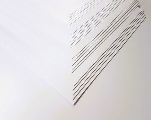 Plasticard Sheet White Matt High Impact Polystyrene HIPS 0.25 0.50 0.75 1mm — image 11
