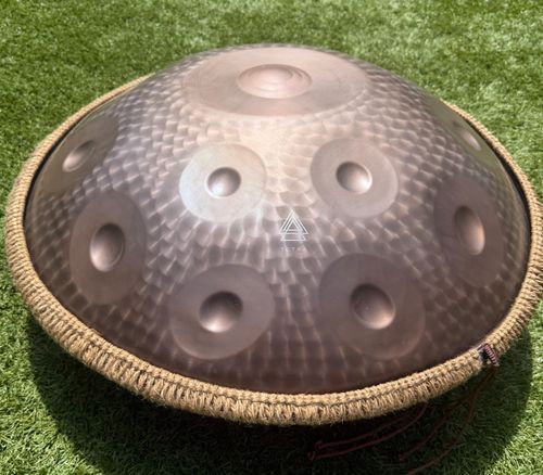 Tetra Bronze | Handpan 14 Notes | 432Hz | Stainless Steel | Triple Ding | D KURD — image 2