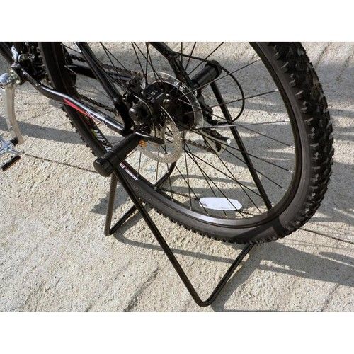 Road Bike Vertical Stand Foldable Durable Bike Display Repair Stand Black