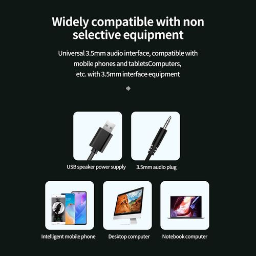 LED Wired Sound Bar Stereo Gaming Speakers USB For TV Computer PC Tablets Laptop — image 16