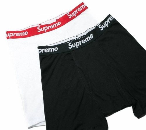 Supreme Hanes Boxer Briefs Black / White - S/M/L 100% Genuine Authentic!