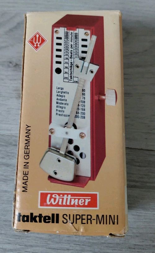 Wittner Taktell Super Mini Metronome Ruby Made In Germany  — image 7