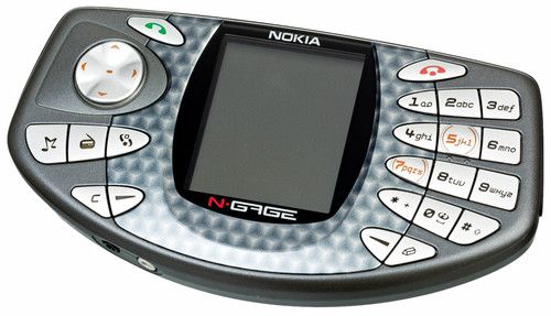 Nokia N-Gage Silver/Grey Bar Phone Orange GSM 1800 2G Bluetooth Charger
