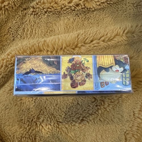 Pokemon Center x Van Gogh Museum Double Deck Box Sealed Pikachu Rare TCG — image 6