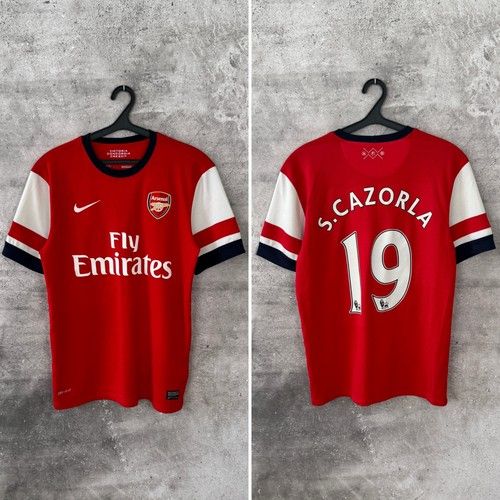 ARSENAL 2012 2013 2014 HOME FOOTBALL SHIRT #15 S. CAZORLA  NIKE JERSEY SIZE M