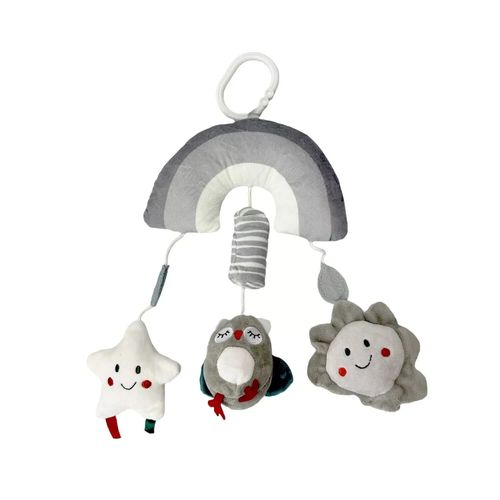 Kyoot Hanging Pram Toys Buggy baby boy girl Rainbow Star Owl Rattle Teether Toy — image 6