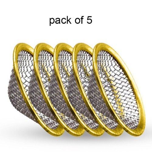 Smoking Pipe Screens Conical Stainless Steel Brass Tobacco Herb Gauzes Filters