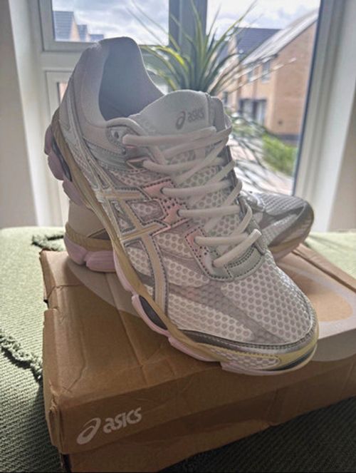 ASICS GEL-Cumulus 16 Men’s White Running Trainers Breathable Mesh UK 10