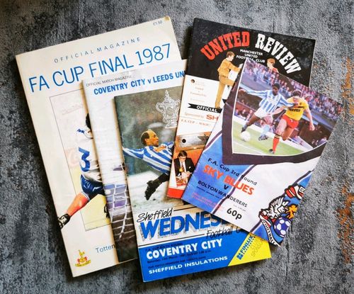 1987 Coventry City FA Cup Run Programmes: Final, Semi, Quarter, 3rd, 4th Round — image 1