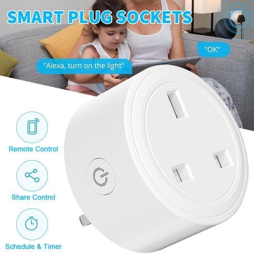 1 Pack Wifi Smart Life Plug Sockets Power Socket For Amazon Alexa Google Home UK — image 2