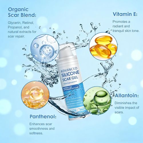 Silicone Scar Gel, Effective Scar Cream for Old and New Scars 50ML — image 5